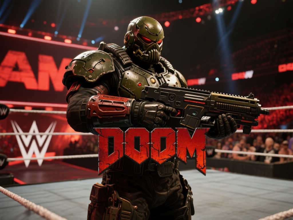 《毁灭战士》新作明日发布全新预告：Doom震撼登场WWE舞台